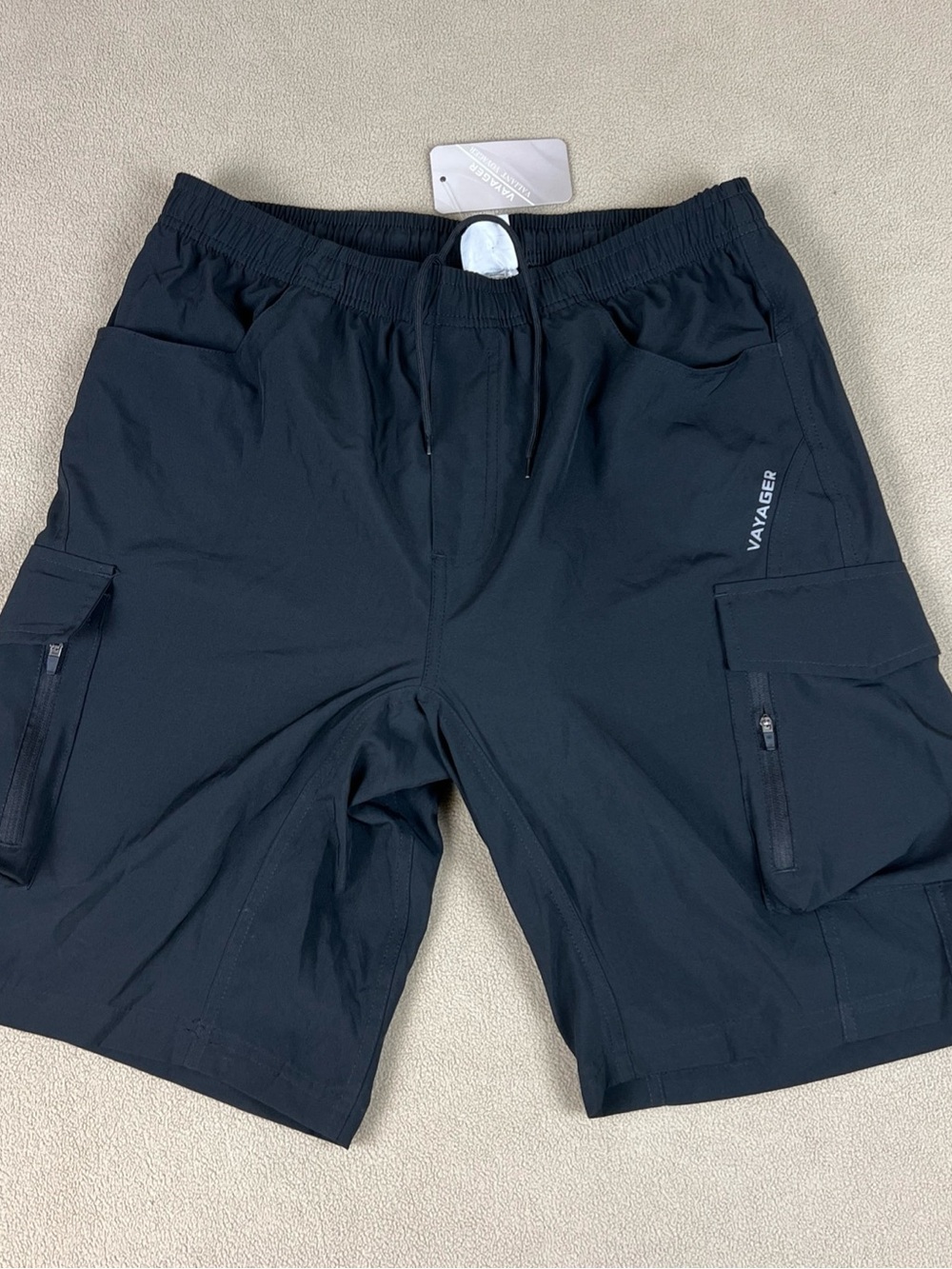 Vayager Valiant Voyager Padded Bicycle Bike Shorts, Cargo Pocket. Men's Sz Large